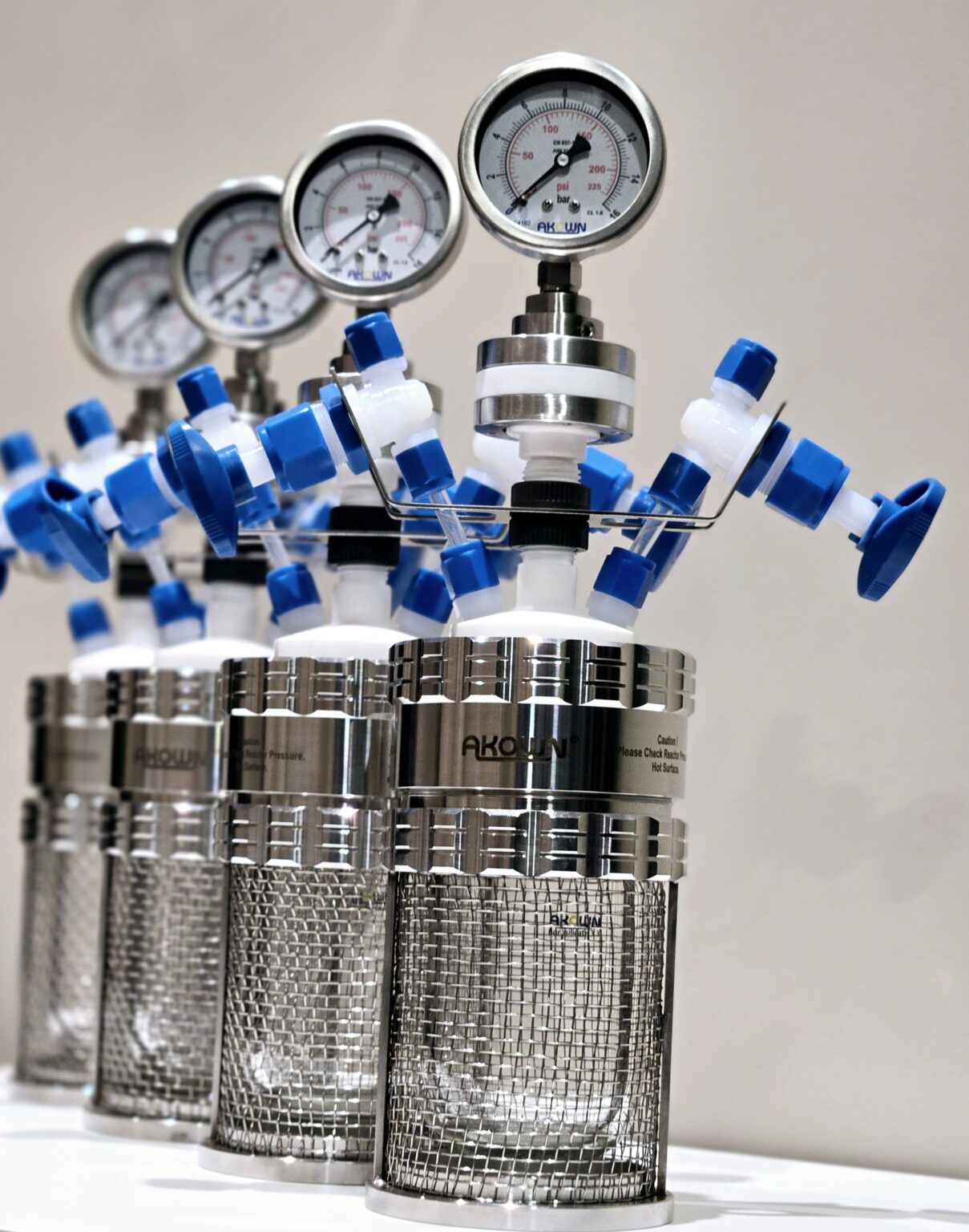 Custom made Glass-PTFE Pressure Reactor